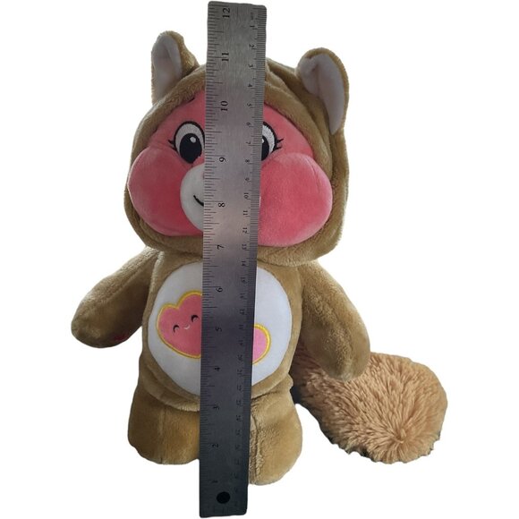 Care Bears Love-A-Lot Bear Fox Hoodie Plush 12" Stuffed Animal - Picture 5 of 5